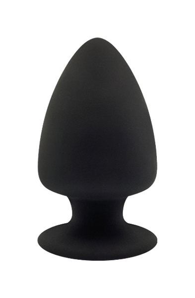 Черная анальная пробка PREMIUM SILICONE PLUG S 9 см Dream Toys (черный) 