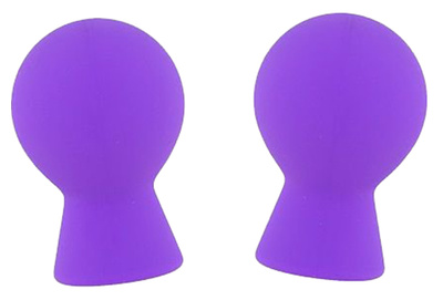 Фиолетовые присоски для груди LIT-UP NIPPLE SUCKERS SMALL PURPLE Dream Toys (фиолетовый) 