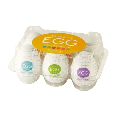 Набор яиц-мастурбаторов Tenga Egg, 6 шт (Белый) 