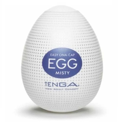 Мастурбатор-яйцо Tenga № 9 Misty (белый) 