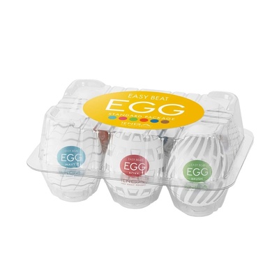 Набор яиц-мастурбаторов Tenga Egg №3, 6 шт (Белый) 