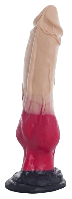 Бежево-розовый фаллоимитатор Оборотень 28 см Erasexa (розовый; бежевый) 