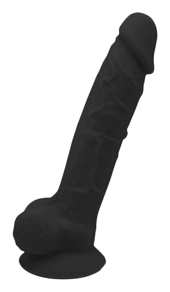 Черный реалистичный фаллоимитатор 7INCH BLACK 16,5 см Dream Toys 