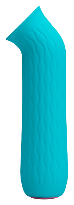 Вакуумный стимулятор клитора EDWIN 12 режимов вакуума, бирюзовый Baile (голубой) 