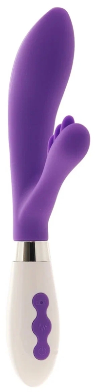 Вибратор-кролик Shots Media BV Agave фиолетовый 23,1 см (фиолетовый; белый) 