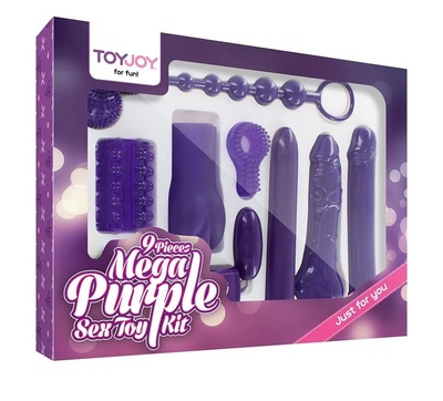 Эротический набор Toy Joy Mega Purple фиолетовый 