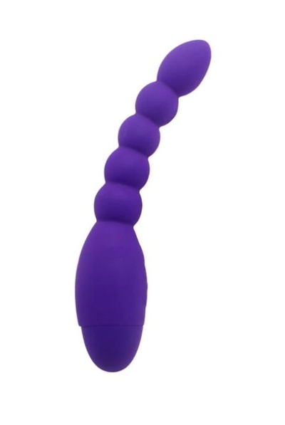 Анальный вибратор Lovers Beads фиолетовый Aphrodisia Д174201-1 