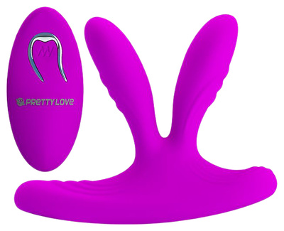 Вибромассажер с несколькими отростками magic fingers v от baile, 8,5 см (фиолетовый) 