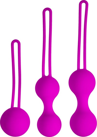 Набор вагинальных шариков Shrink Orbs, сиреневый Bradex (фиолетовый) 