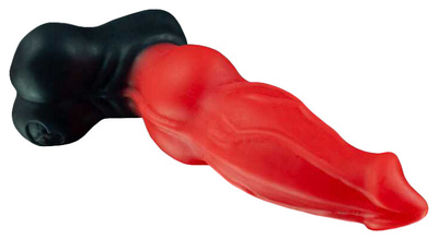 Фаллоимитатор Erasexa Дог mini красный (красный; черный) 