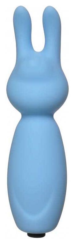 Голубой мини-вибратор Emotions Funny Bunny Lola Toys 