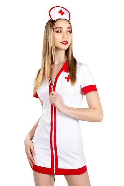 Игровой костюм Медсестра Impirante белый с красным 40-42 (белый; красный) 