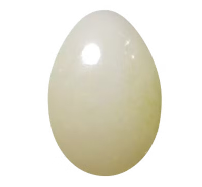 Нефритовое яйцо, Внутренее Совершенство, платинум большое с отверстием Внутреннее Совершенство Pl-LO 