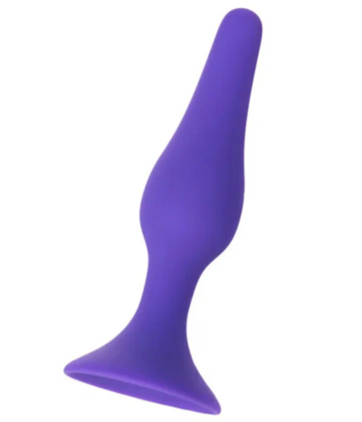 Фиолетовая анальная втулка Toyfa A-toys - 10,2 см. (фиолетовый) 