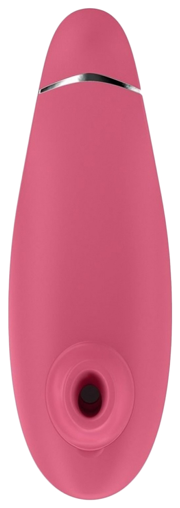 Розовый бесконтактный клиторальный стимулятор Womanizer Premium 