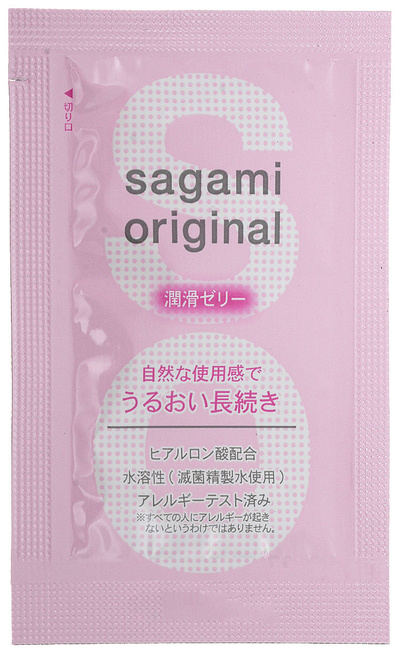Гель-лубрикант Sagami Original на водной основе 3 мл 