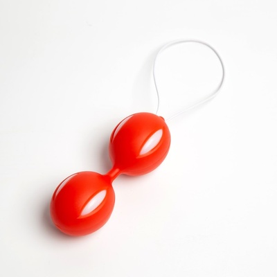 Вагинальные шарики Оки- Чпоки, смещен центр тяжести, 10 х 3,7 х 4,5 см, красный Оки-Чпоки 