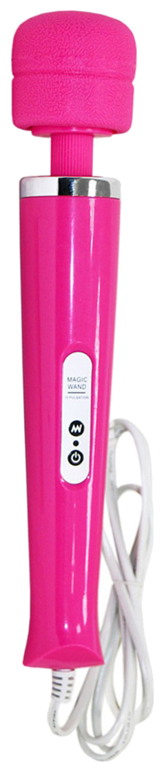Розовый вибромассажер Hitachi magic wand 