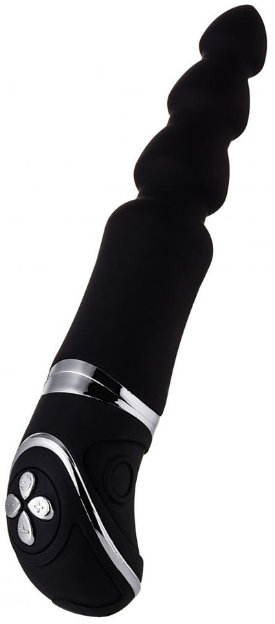 Чёрный Вибростимулятор анальный Erotist 20,7 см (черный) 