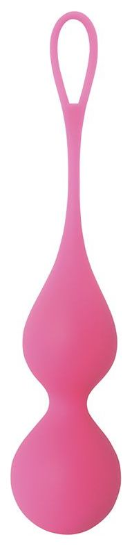 Матовые розовые вагинальные шарики Кегеля Seven Creations LAYLA PEONIA (розовый) 