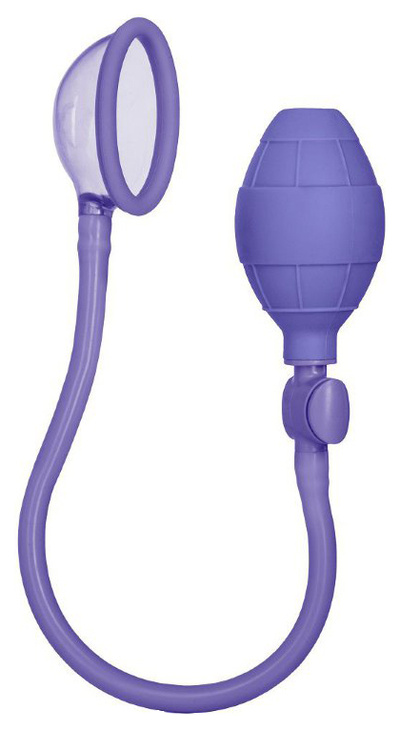 Фиолетовая помпа для клитора Mini Silicone Clitoral Pump California Exotic Novelties (фиолетовый) 