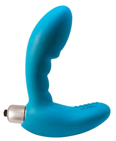 Стимулятор простаты Lola Toys Wonder Touch Aqua с вибрацией голубой 