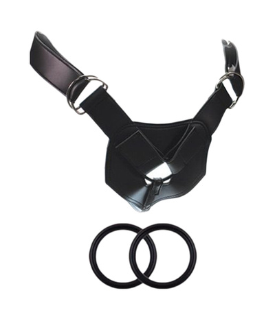 Трусики для страпона Blush Novelties Advanced Harness с кольцом (черный) 