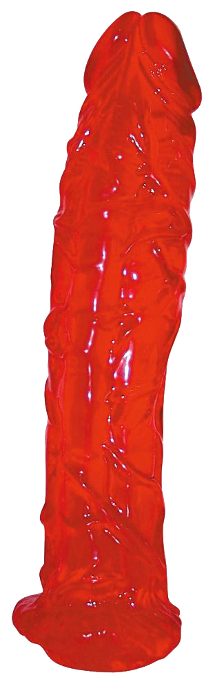 Массивный красный фаллоимитатор Colourado 22 см Orion 