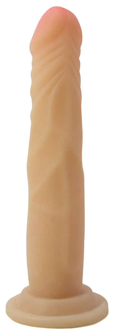 Телесный фаллоимитатор без мошонки с присоской Dr. Skin Realistic Cock Basic 7.5 19 см Blush Novelties (бежевый) 