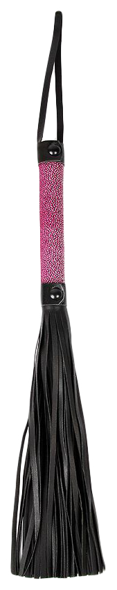 Плеть Erokay с розовой рукоятью 40 см EK-3306 (розовый; черный) 