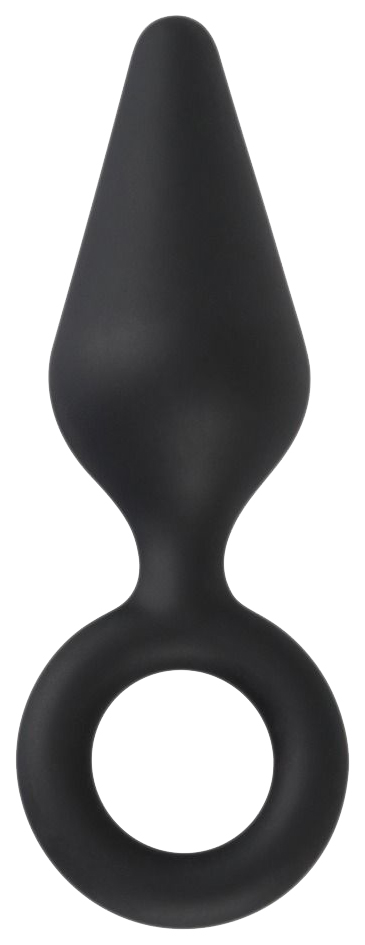 Чёрная анальная пробка Soft Touch Plug S 12,1 см Orion 0532363 (черный) 