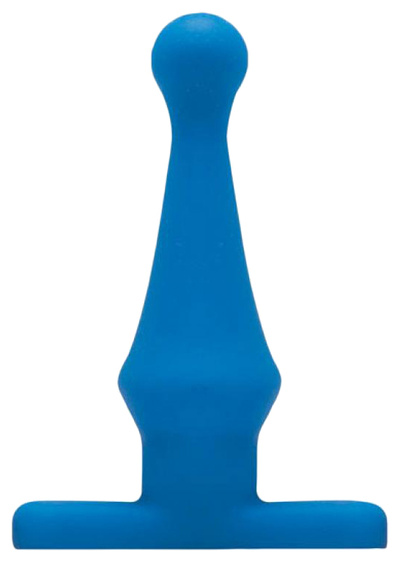 Анальная пробка голубая Bum Buddies Tease My Tush Advanced Silicone Anal Plug 15 см Topco Sales 1003031 (голубой) 