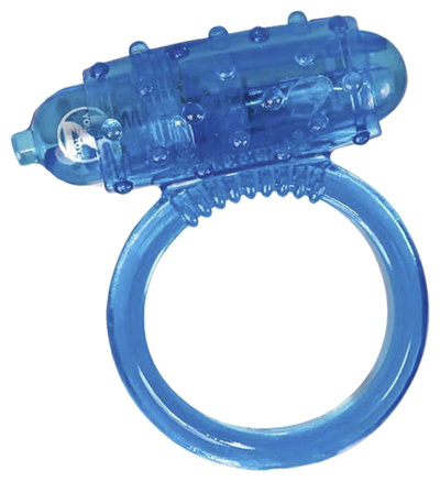 Эрекционное кольцо Orion Vibro Ring Blue (синий) 
