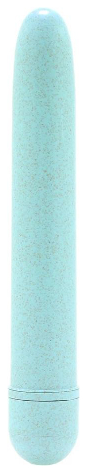 Голубой биоразлагаемый вибратор Eco 17,8 см Blush Novelties 