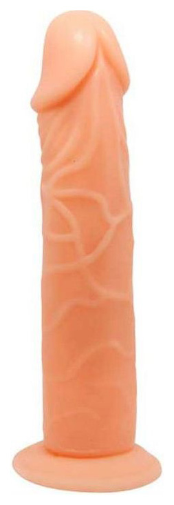 Телесный фаллоимитатор на присоске 19,8 см Eroticon (бежевый) 