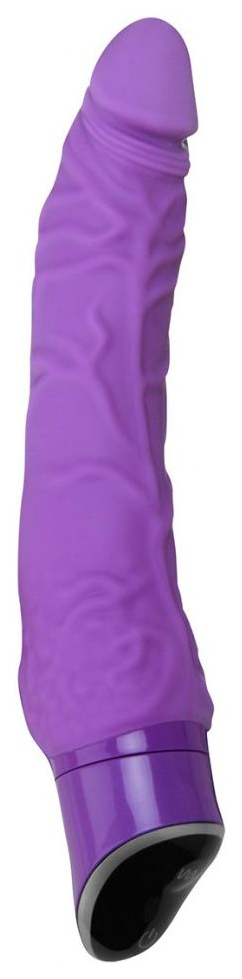 Фиолетовый анальный вибратор с 7 режимами вибрации 17,5 см Erotic Fantasy 