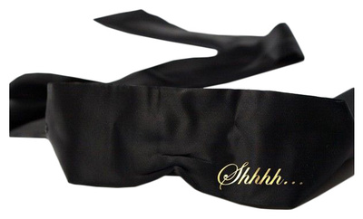 Маска-повязка на глаза Shhh Blindfold Bijoux Indiscrets (черный) 