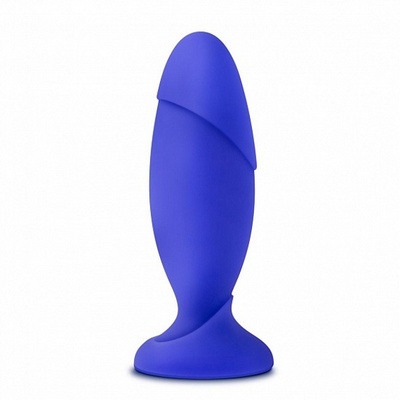 Синяя пробка-фаллос Performance Rocket Plug - 17,8 см Blush Novelties (синий) 