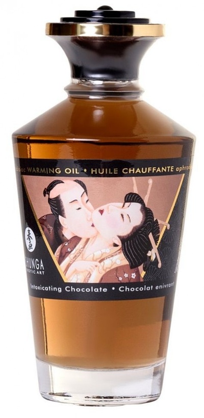 Массажное интимное масло с ароматом шоколада - 100 мл. Shunga 