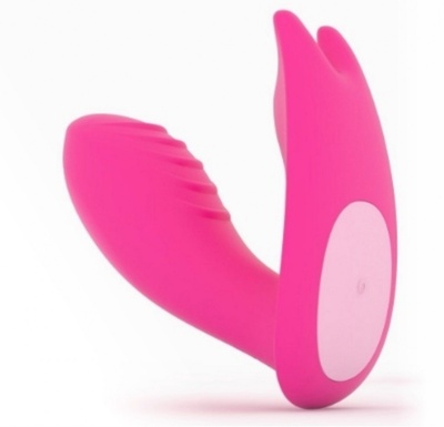 Розовый вагинально-клиторальный стимулятор MAGIC EIDOLON Magic Motion 