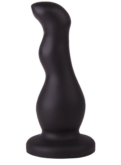 Чёрный анальный стимулятор для массажа простаты - 13,5 см. LOVETOY (А-Полимер) (черный) 