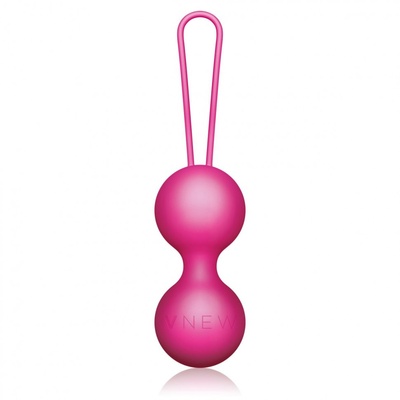 Розовые вагинальные шарики VNEW level 3 (розовый) 