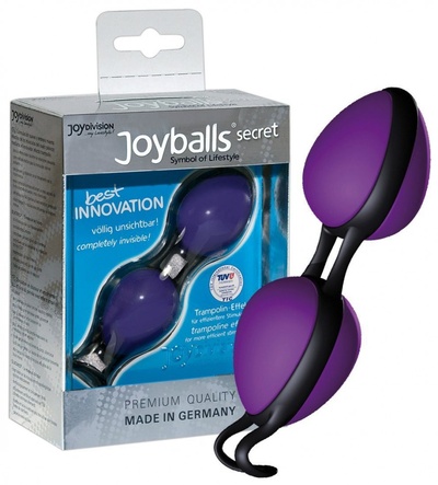 Фиолетовые вагинальные шарики Joyballs secret Joy Division (фиолетовый) 