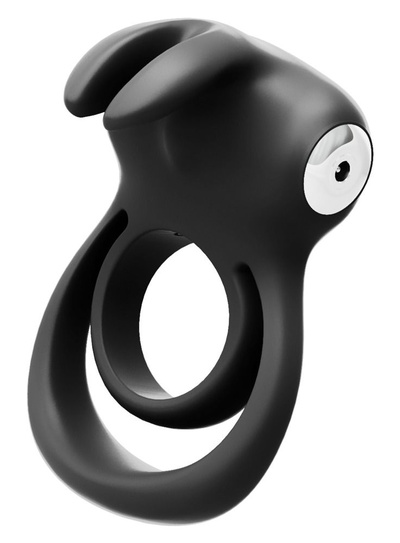 Черное эрекционное кольцо VeDO Thunder Bunny (черный) 