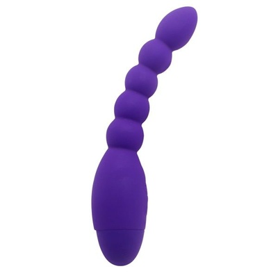 Фиолетовый анальный вибростимулятор-елочка Lovers Beads 19 см Howells 129431-SM 