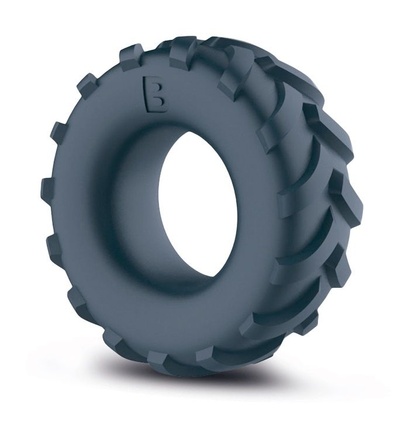 Эрекционное кольцо в виде шины с высоким протектором EDC Wholesale 157314-SM (черный) 