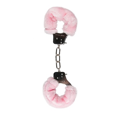 Наручники EDC Wholesale Furry Handcuffs с мехом розовые ET258PNK (розовый) 