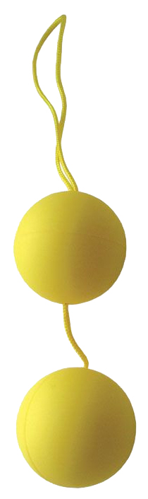 Желтые вагинальные шарики Balls Bior toys SF-70151-4 (желтый) 