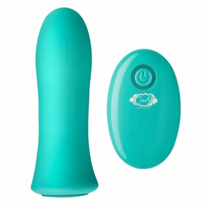 Вибропуля EDC Pro Sensual Bullet Vibrator с пультом ДУ зеленая EDC Wholesale (голубой) 