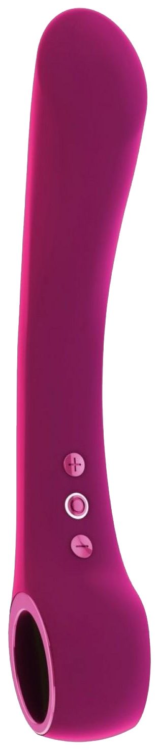 Розовый гибкий вибромассажер Ombra 21,5 см Shots Media BV 